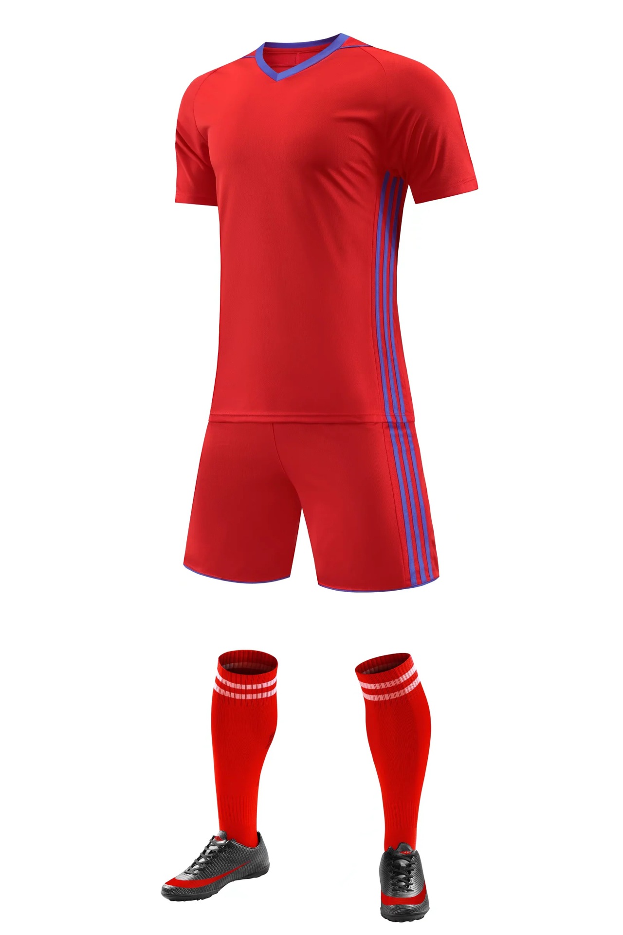 Custom Printing Adult Children Football Uniform Training Uniform Quick Dry Breathable Team Uniform Light Board Jersey Soccer