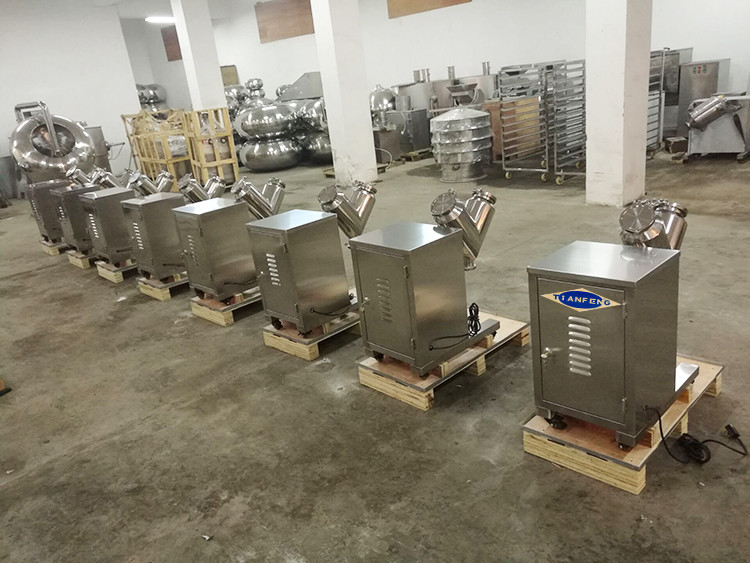 Laboratory Blending Powder V Mixer Machine Tablet Production Lines