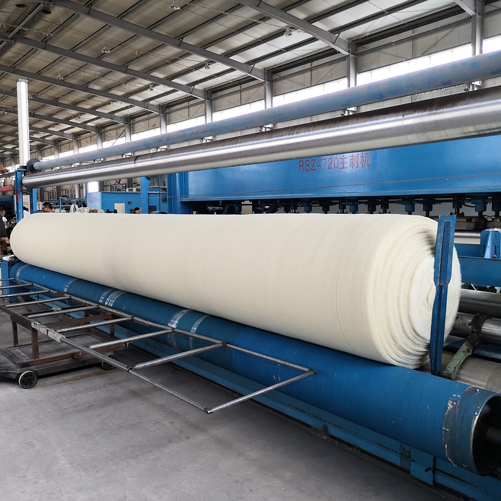 White Non-Woven Geotextile Type 100-1000g/sqm for Shandong Yibo Yangguang Polypropylene