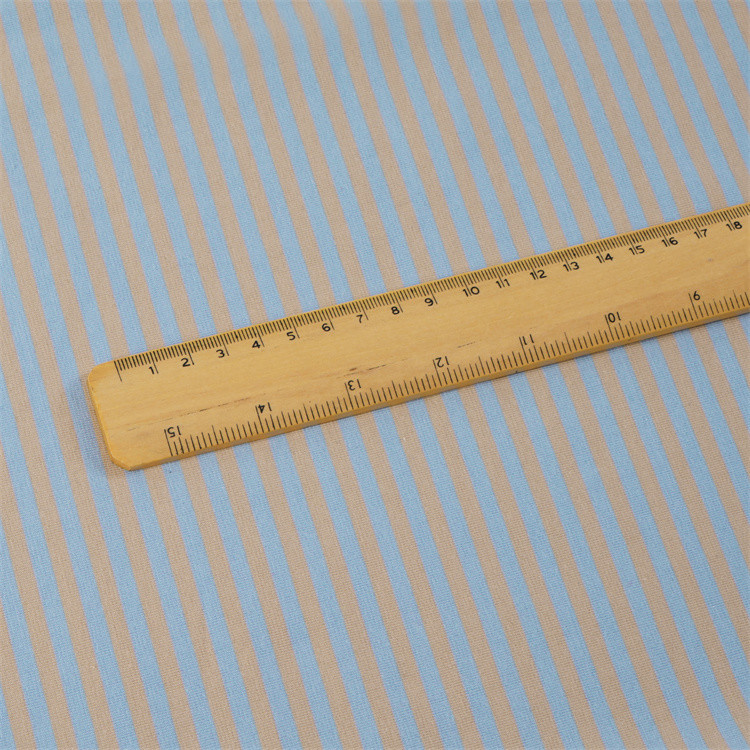 Comfortable And Smooth And Healthy Durable Striped Knit Fabric For Casual Wear