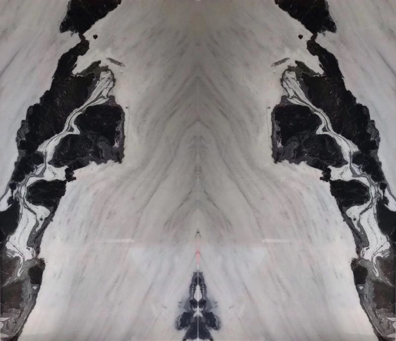 Honed Exotic Thick 3cm 30x120cm Panda White Marble Tile