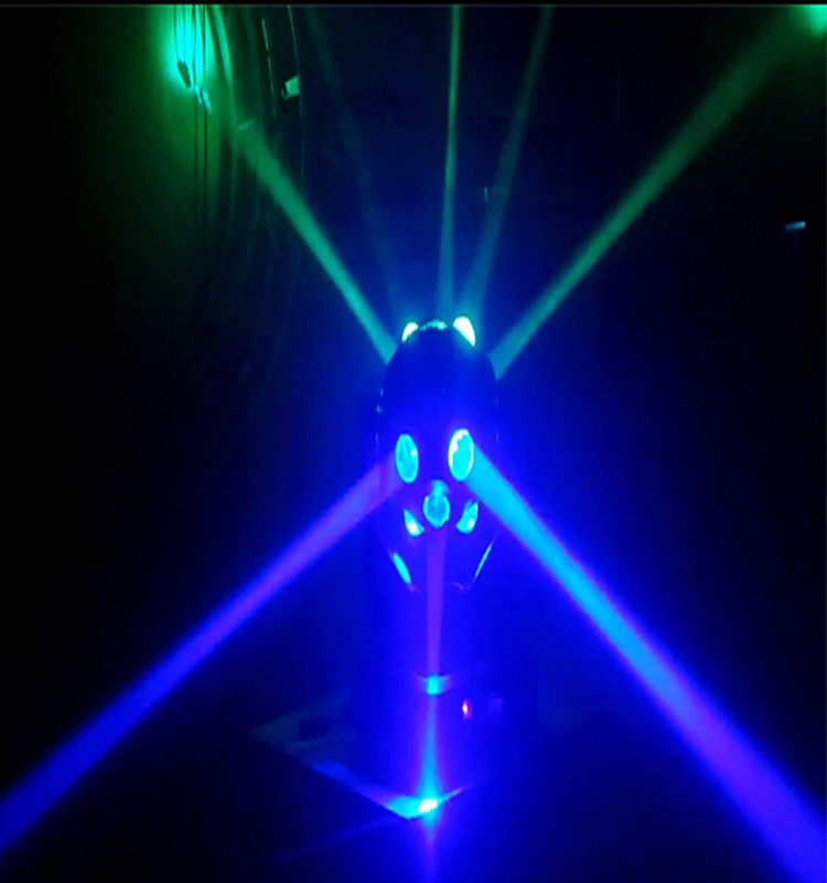 12 Pcs * 12W LED Beam Football Moving Head Light Disco Lighting 0 - 100% Linear