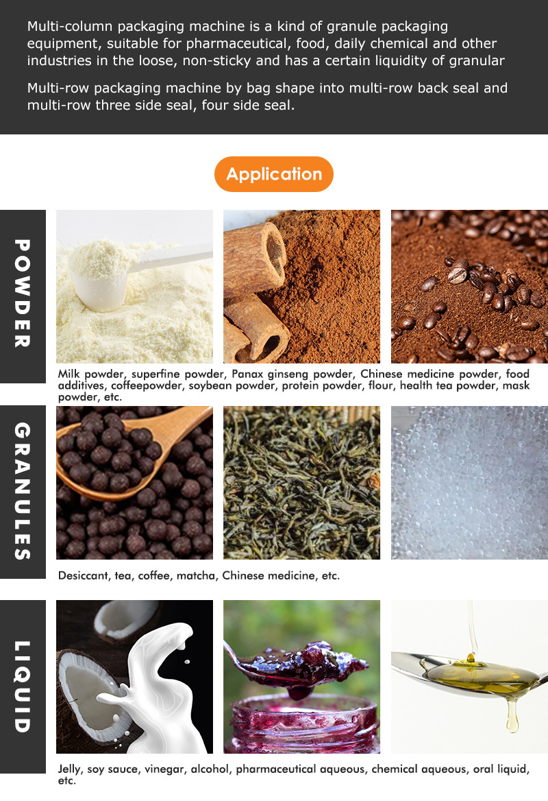 Coffee Powder Sugar Honey Multi Lane Packing Machine High Speed Sachet Packing Machine