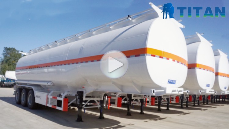 TITAN 3 Axle 42000L Diesel Fuel Tanker Trailer Diesel Tank Trailer for Sale