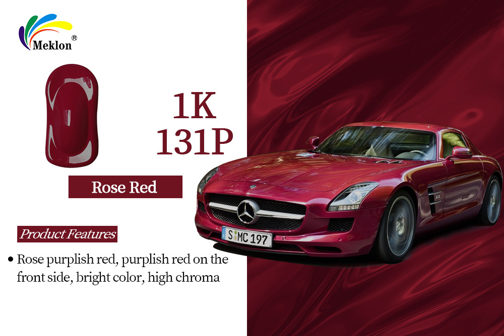 Rose Red Car Paint Basecoat Anti Oxidation Multipurpose Durable