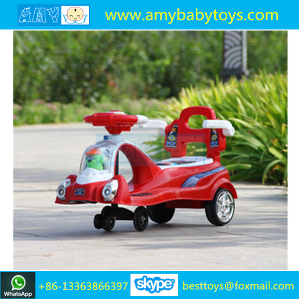 2016 Chinese Best Selling Good Quality Plastic Music Mini Car Toys Kids Magic Car Kids Swing Car Auto Cars