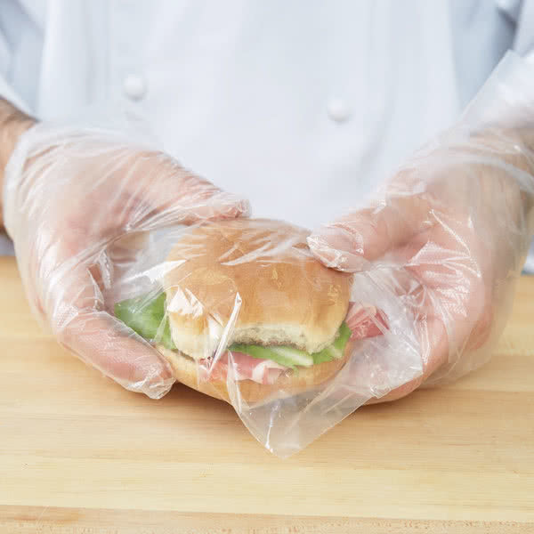Plastic Sandwich Commercial Food Bags Clear Film Gravure Printing High Durability
