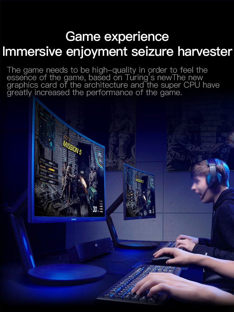RAM 16G 2666MHz Gaming PC Desktops NVIDIA GeForce GTX 1650 Video Card
