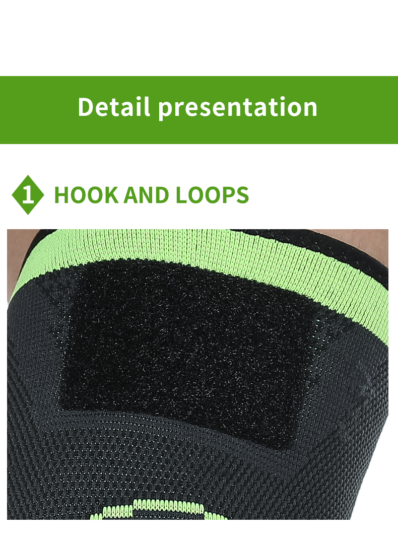 Fitness Outdoor Knitted Sports Knee Pads Washable Running Compression Knee Sleeve