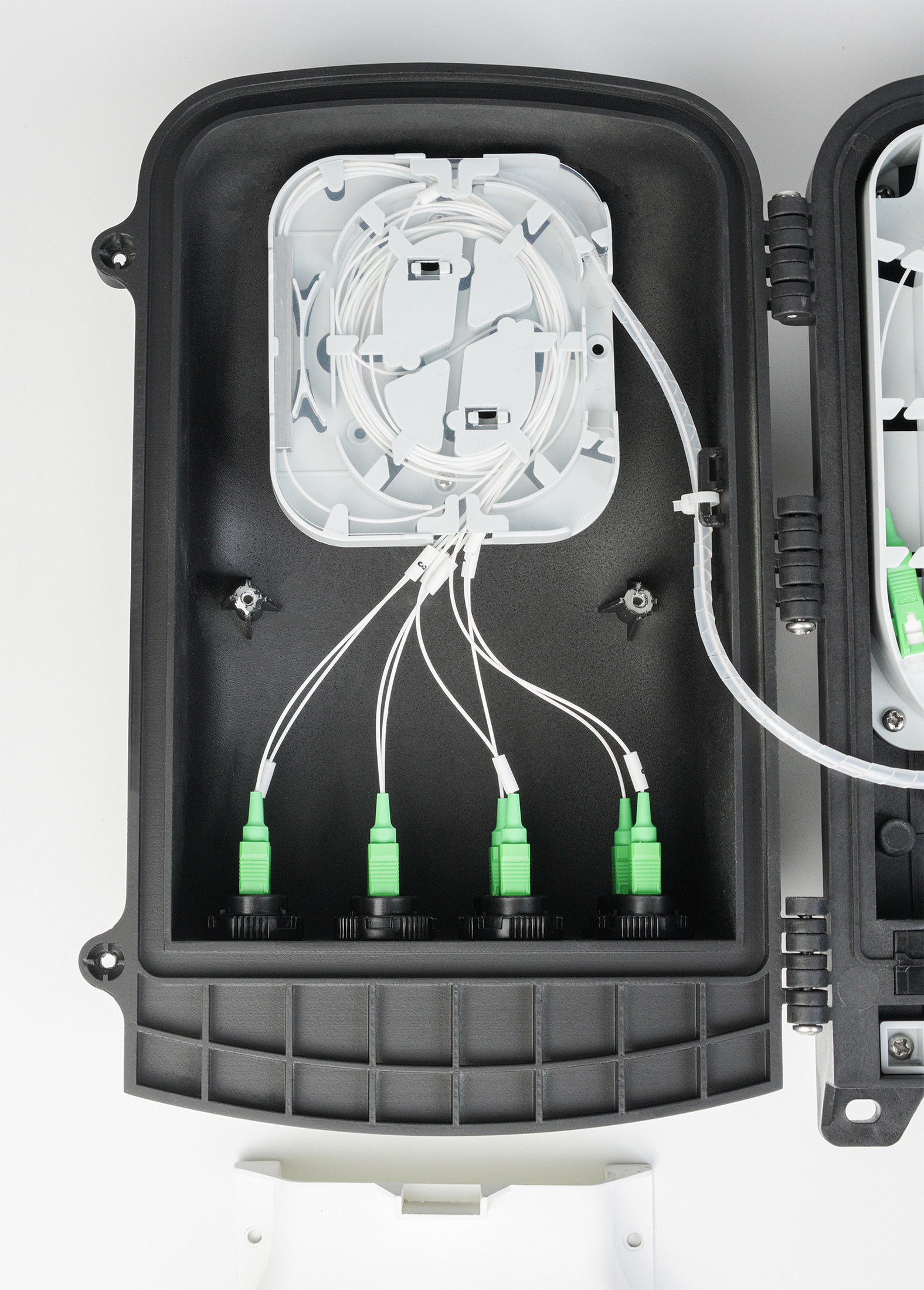 GFS-8A-X Pre-connectorized FTTH Terminal Box 8 Cores Fiber Optical distribution Closure IP 68 FDB 281.4*177*108.8mm