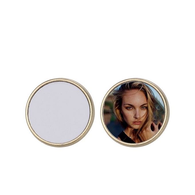 DIY Sublimation Blank Metal Badge For Personalized Photos Design