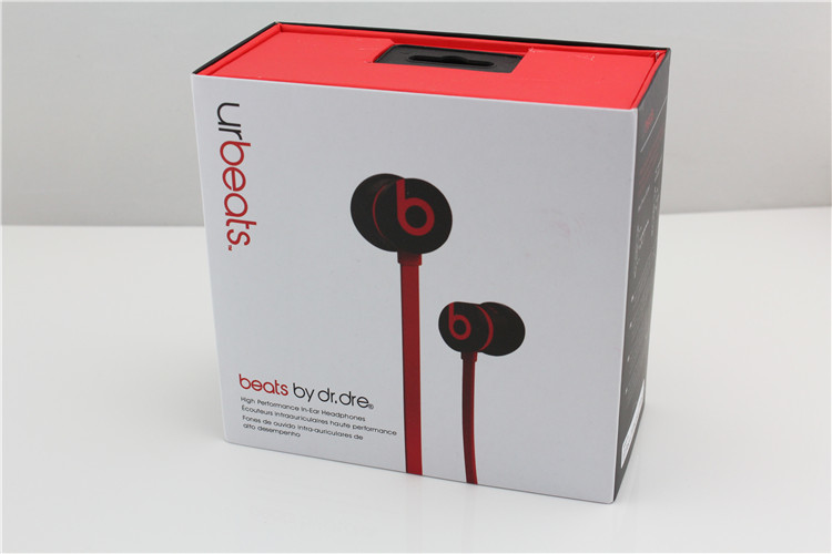 Beats by Dr. Dre Urbeats In-Ear Headphones - Black/Red Beats Urbeats Earbuds In Ear Wired Headphones With Remote&MIC in