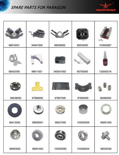 High Hardness Paragon Cutter Parts 98527000 Roller CAM Assembly