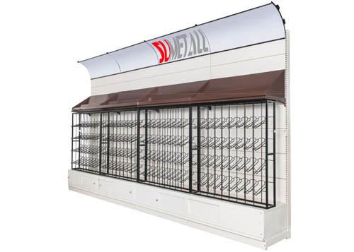 OEM Large Metal Wine Display Shelving / Wine Storage Racks L1250 X D470 X