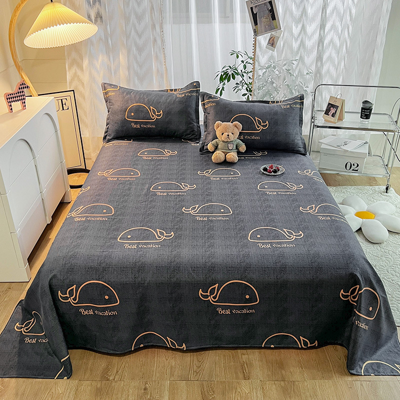 All Seasons Washed Cotton Printed Sheets Sabanas De Algodon for Age Group All 1-1.5kg