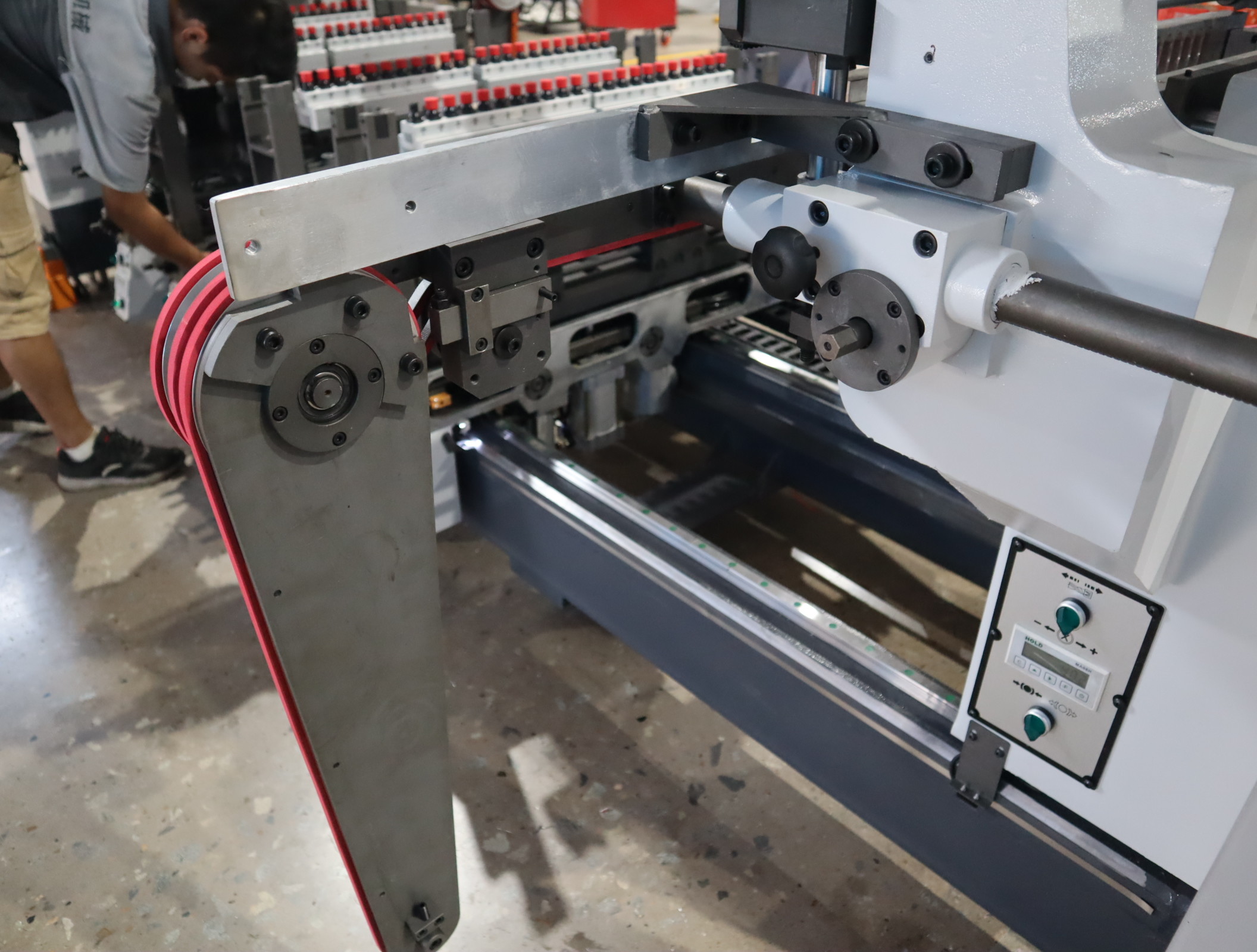 1.5kw 4 Head Multi Drilling Machine For Wood Cabinet Line Boring Machine