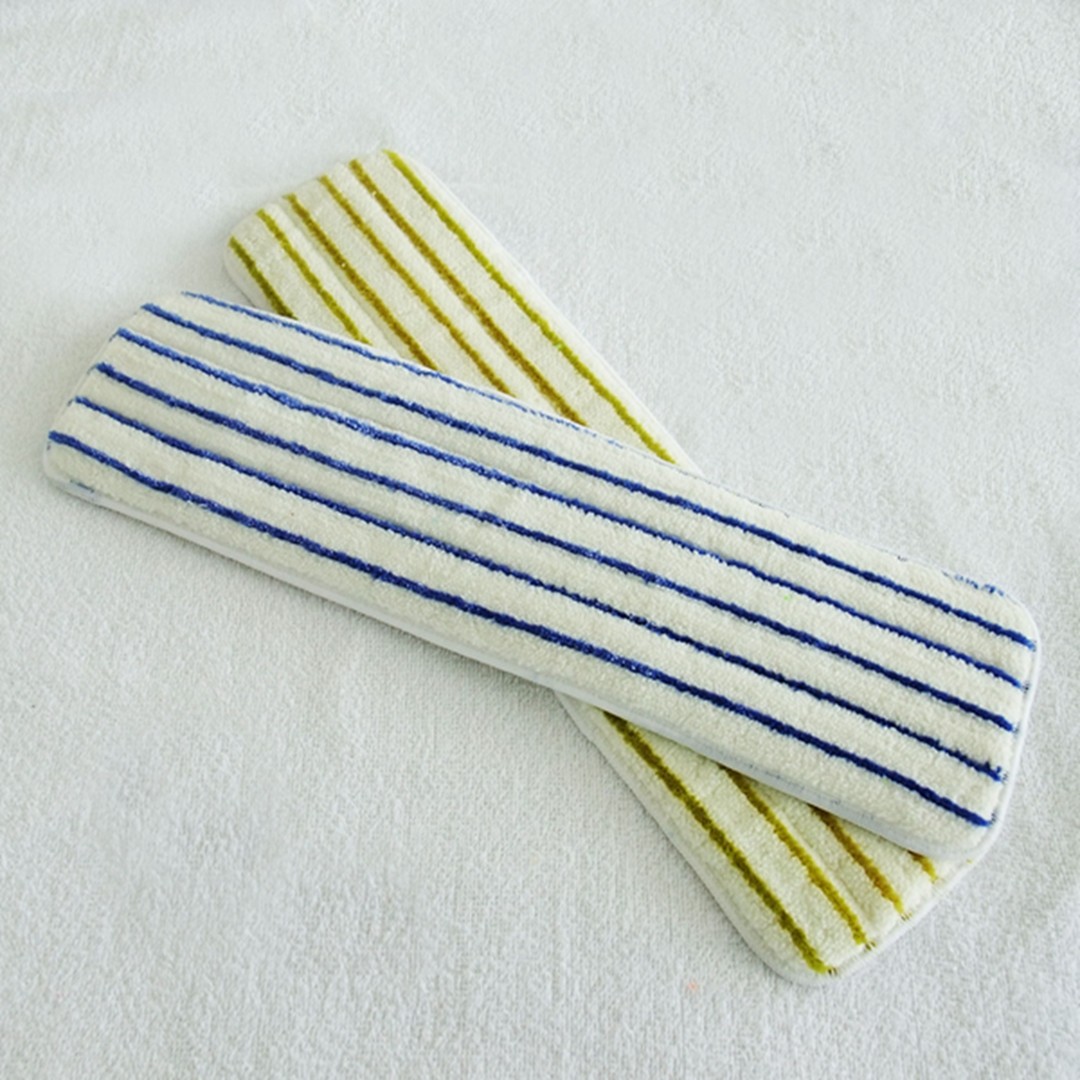 100% polyester absorb water flat mop house keeping wet mop Chinese suppiler with scrape
