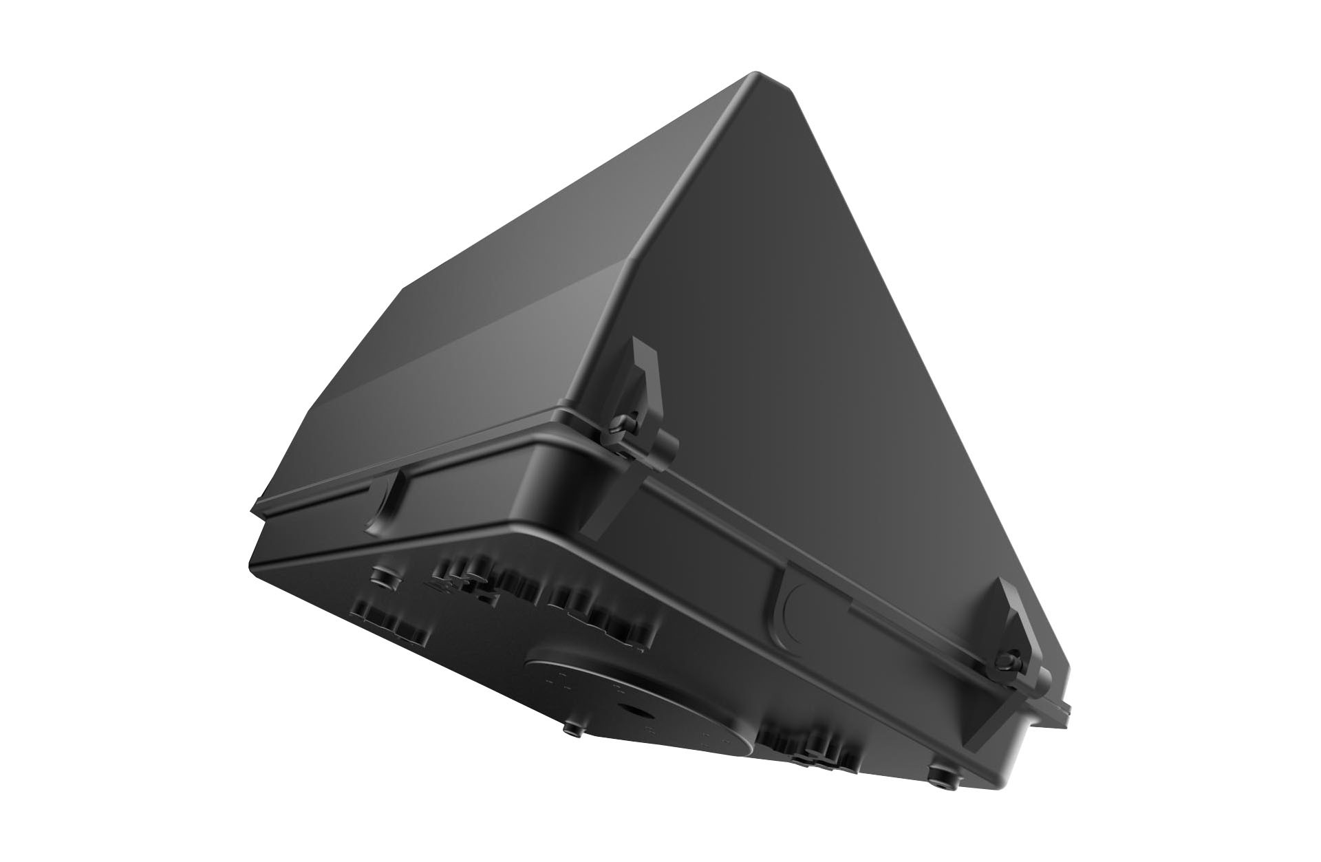Wall Lighting Fixture Extruded Aluminum Glass Cover Balck Color Garden Lighting DLC Standard