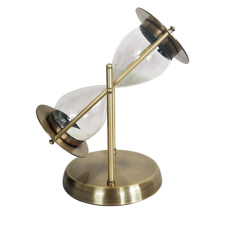 Home Decor Large Brass Hourglass Luxury Sand Timer For Souvenir