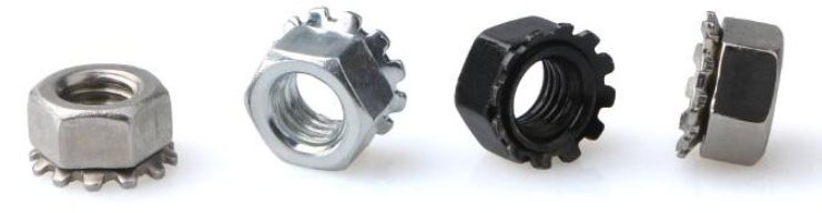 Stainless Steel K Nut Kep Nut K Nuts With Toothed Washer