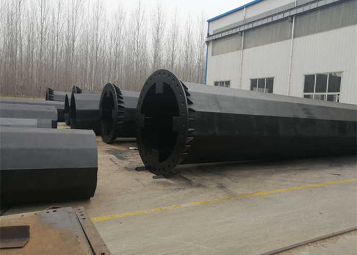 10KV Metal Power Line Towers , Double Circuit Electric Transmission Tower