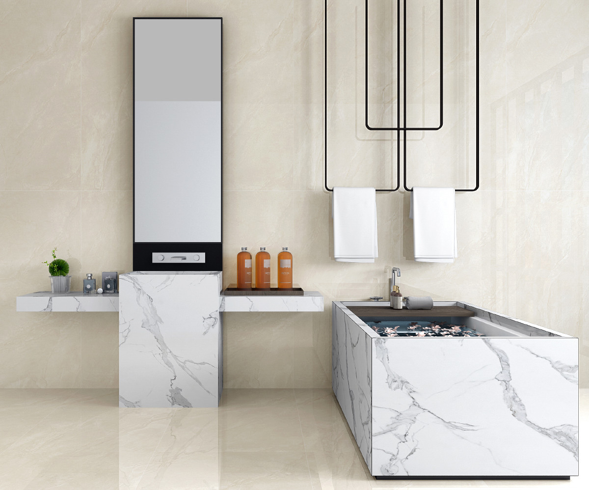 750x1500 Big Size Tile Look Ceramic Polished Porcelain Tile Looks Like Marble Large Ceramic Tiles
