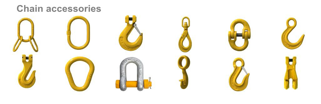 12mm Lifting Chain Sling , Grade 80 Double Leg Sling