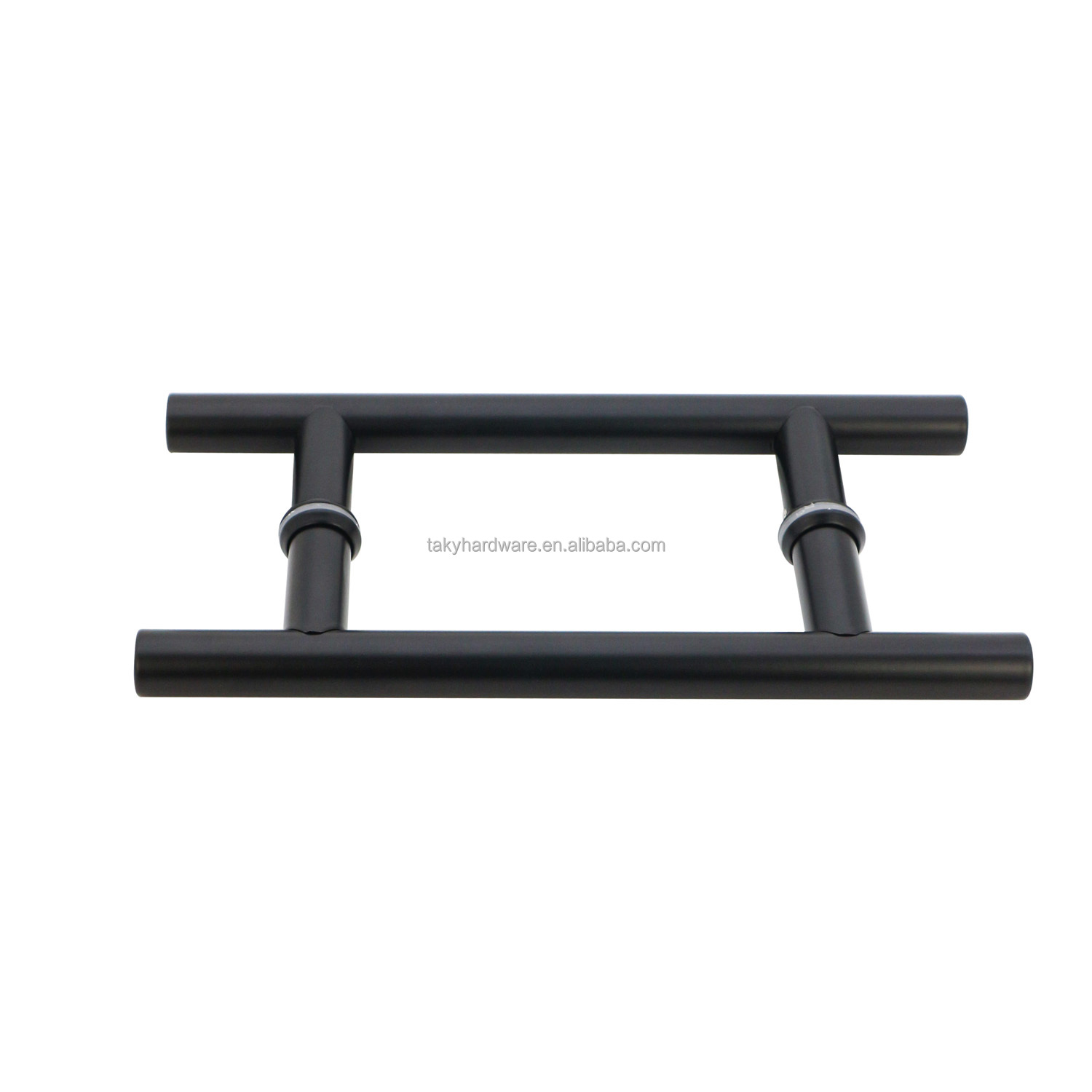 Glass and Wooden Door Handle for Office Sided Push Pull Puxadores para Porta de Vidros