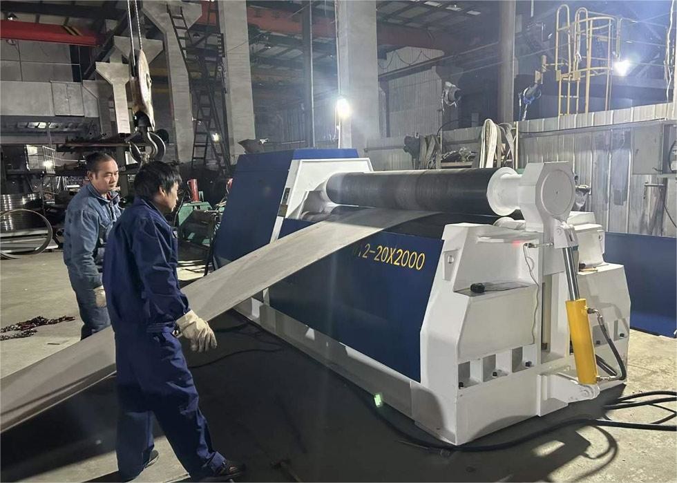 W12-20*3000 4 Roller Plate Rolling Machine Hydraulic CNC