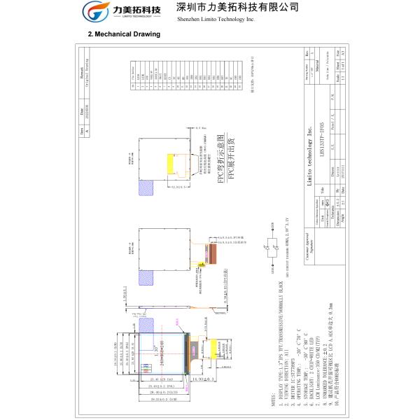 1.3 Inch IPS TFT Display 240x240 Resolution With SPI Interface