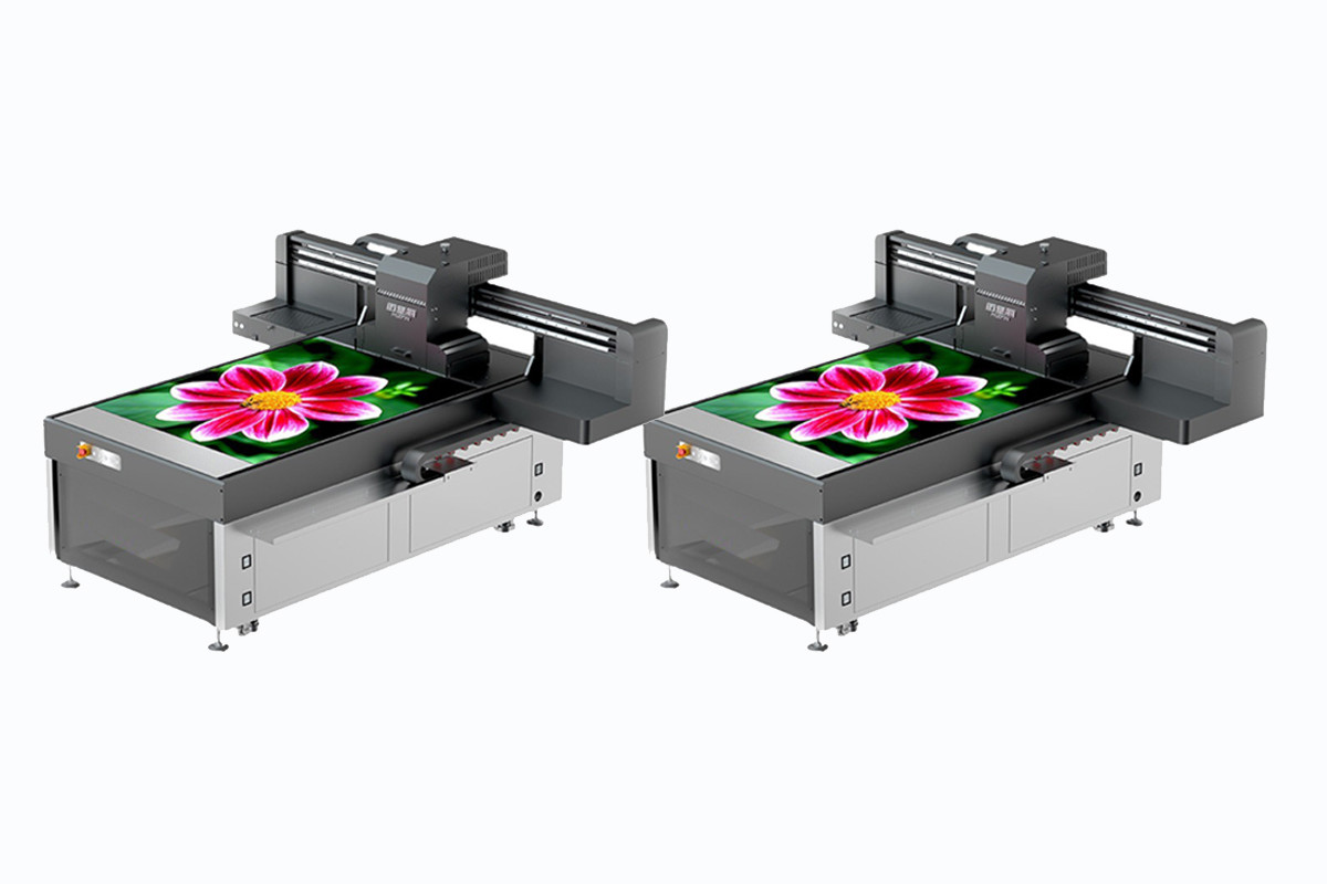 Steel Frame Structure UV Flatbed Printer 360 203Dpi 2.5PL XAAR 1201