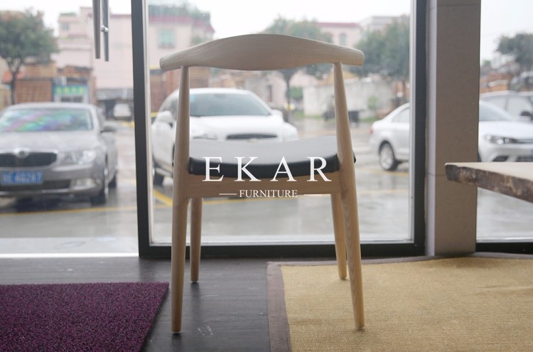 Furniture Modern Designs Chair Solid Wood With Leather Seat Dining Table Chair Set
