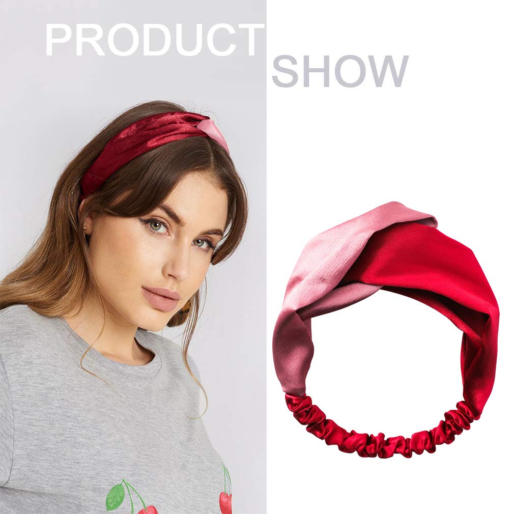 Warrens Girls Elastic Mulberry Silk Headband For Washing Face
