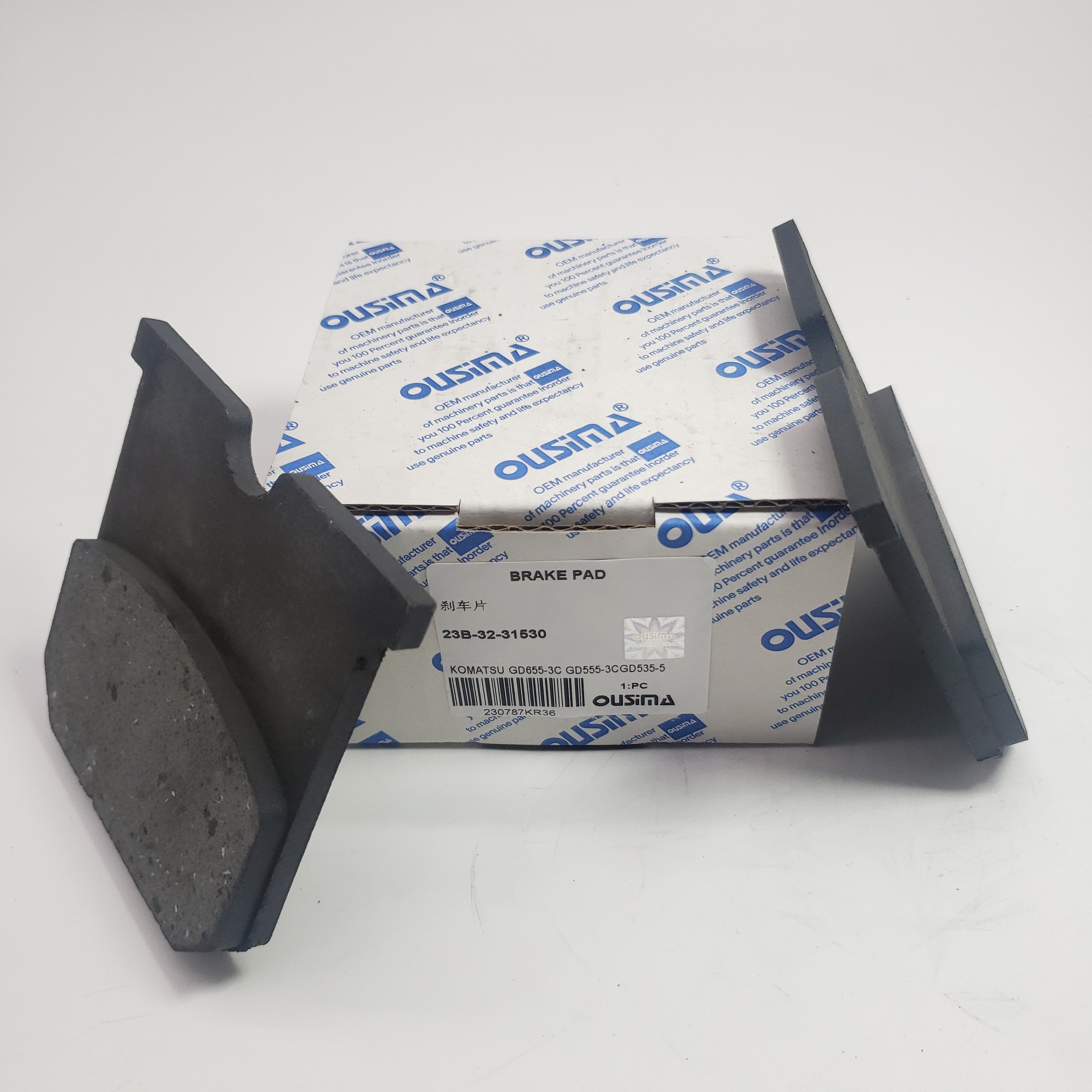 Brake pad 23B-32-31530 for KOMATSU GD655-3C GD555-3C GD535-5