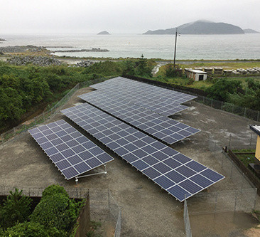500mm Aluminum Solar PV Mounting Systems Concrete Base Ground MGAS-I