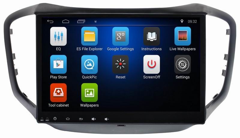 Ouchuangbo car 10.1 inch digital screen radio for Chery Tiggo 5 2014-2015 with gps Application installation android 8.1