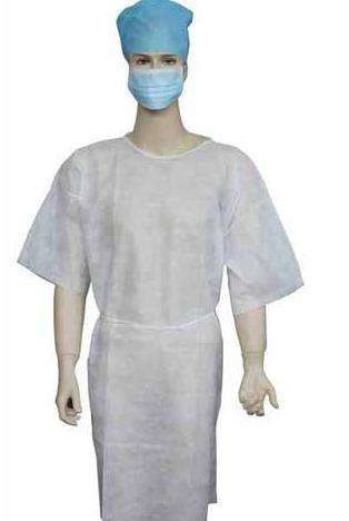 White XL Epidemic Prevention Disposable Operation Clothes