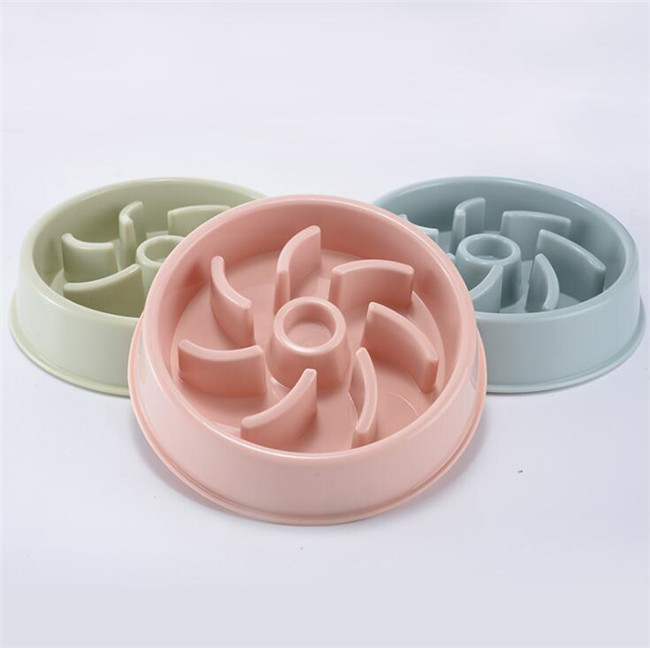 Chock Preventing Slow Down Dog Bowl PVC Phthalate Slow Feeder Puppy Bowl