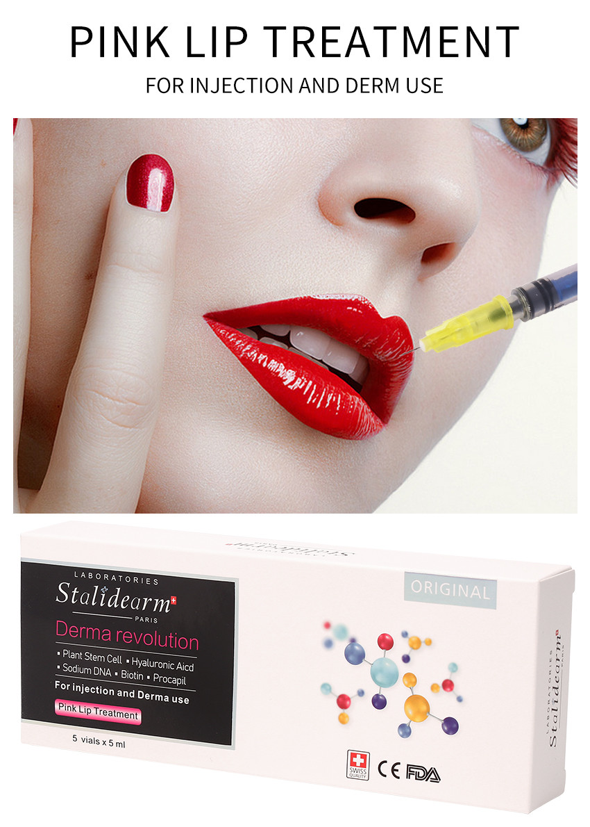 Wholesale Stalidearm Original Brand Pink Lip Treatment Injection Serum Safe Essence Meso Therapy Set 5pcs/Set