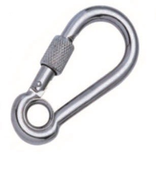 High Polished Steel Snap Hook Carabiner Hook Heavy Duty