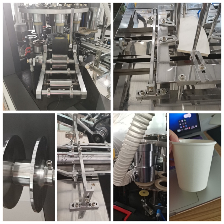Medium speed automatic disposable paper cup manufacturing machine