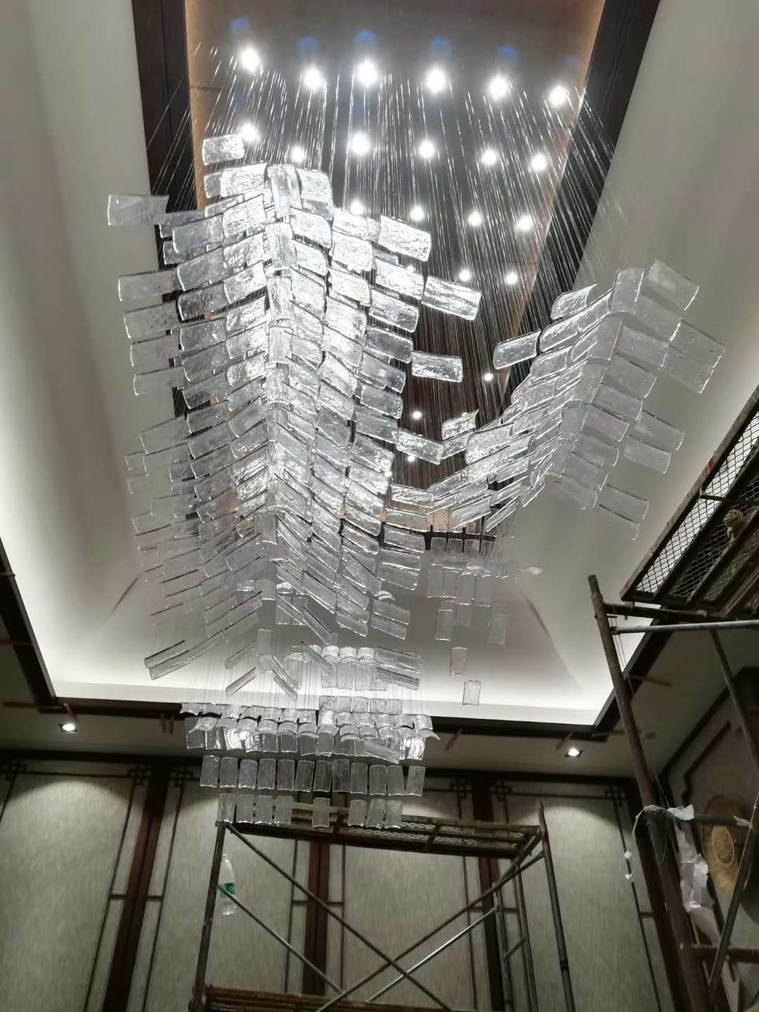 JYLIGHTING custom good price ceiling plate for pendant light large glass tile lighting Project customization for hotel