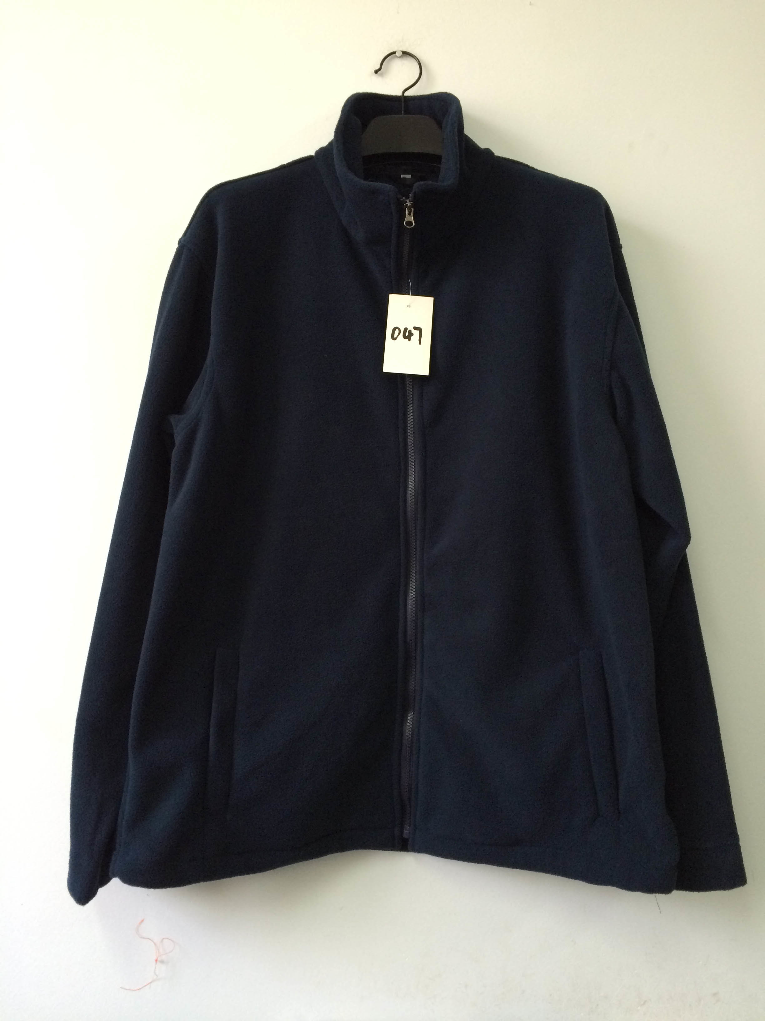 Polar fleece jacket, fleece, cardigan, navy, S-3XL, polarfleece coat, 047