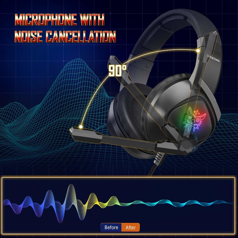 Nintendo 50mm Runmus K19 3.5 Mm Gaming Headset