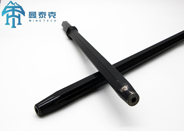 Hard Rock Jack Hammer Drill Rod 11 Degree Steel Tapered Hexagonal