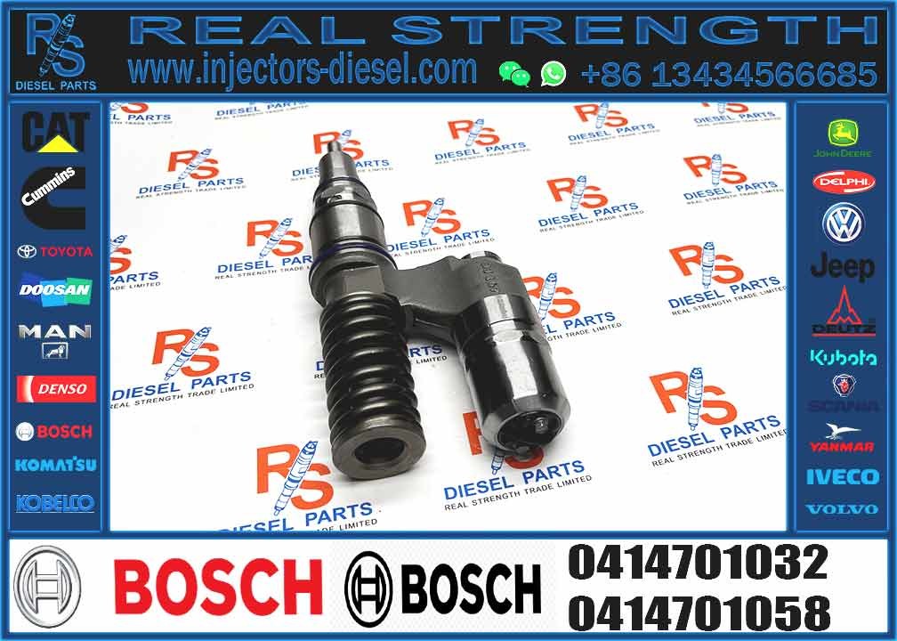 Excavator 0414701030 0414701032 0414701058 0414701059 1478643 1505199 Engine Common Rail Fuel Injector