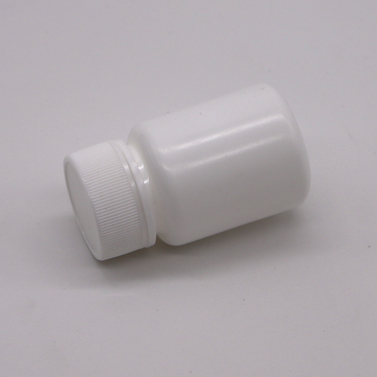 30mL HDPE Portable White Plastic Powder Medicine Pill Tablet Bottles Container with Child Safety Cap