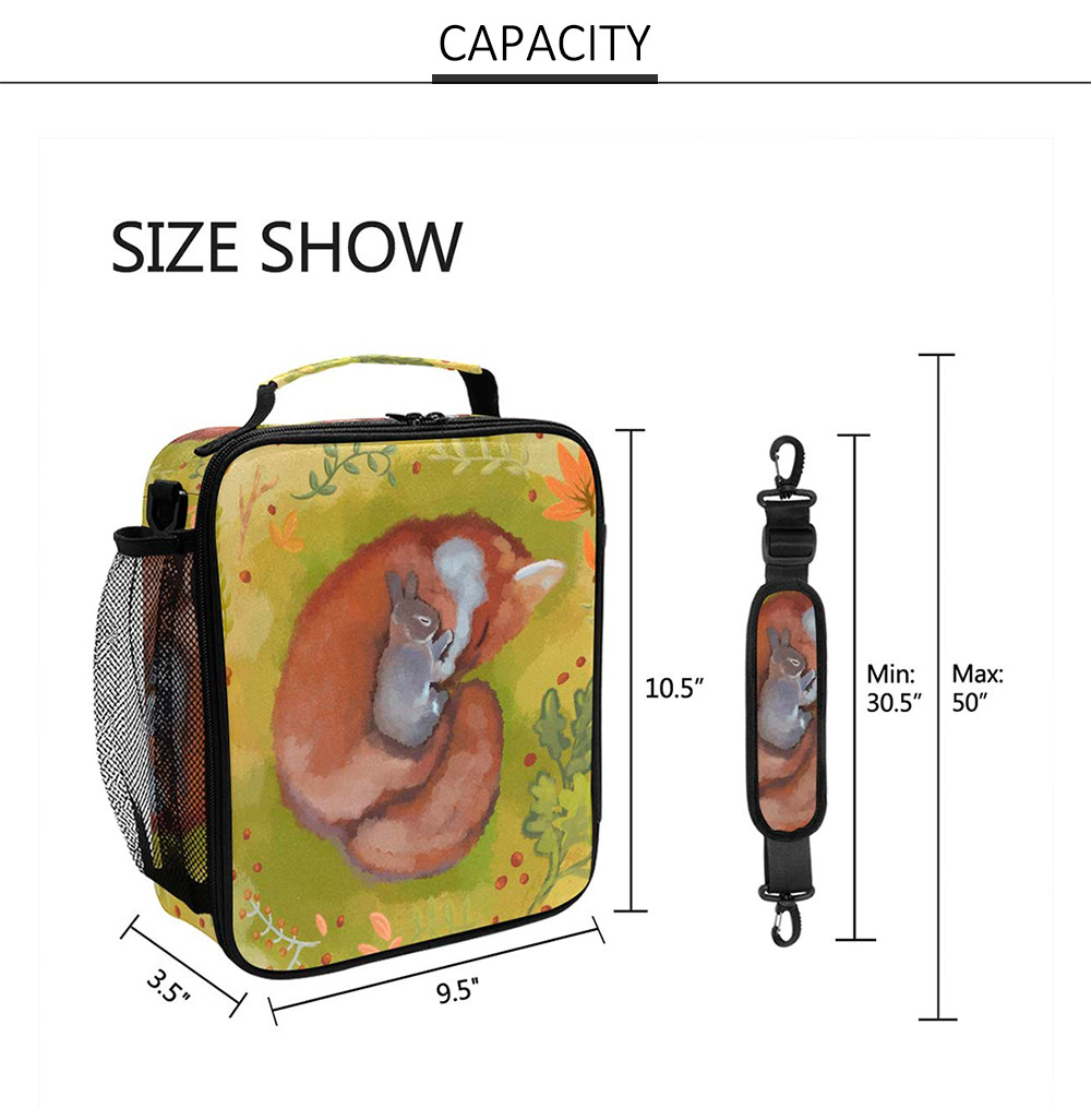Multifunctional Reusable Cooler Tote Bag For Lunch Containing