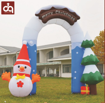 The inflatable model is customized to customize the gas mold of the Christmas tree arch.a kinds of colors