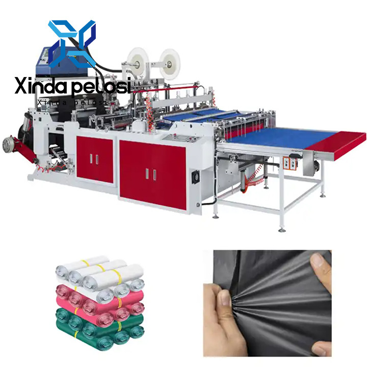 CE 250-600mm Courier Bag Machine High Speed Side Sealing Bag Making Machine